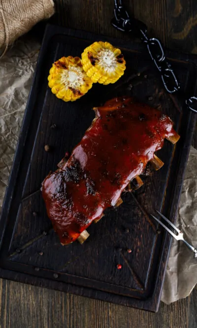 Ribs in BBQ sauce