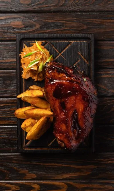 Рулька в соусі BBQ Myasoedov